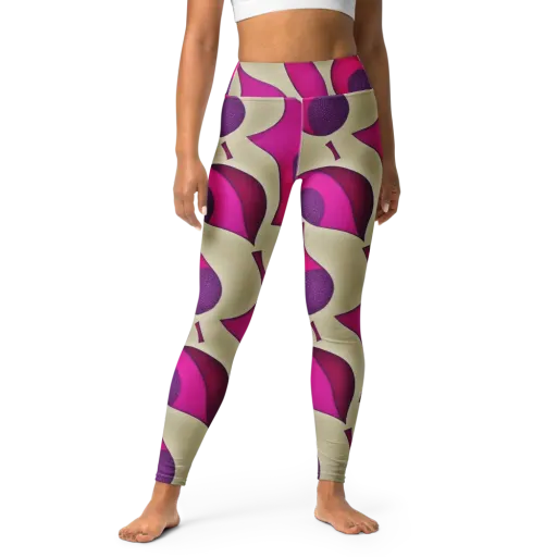 Magenta Relic on a Yoga Leggings