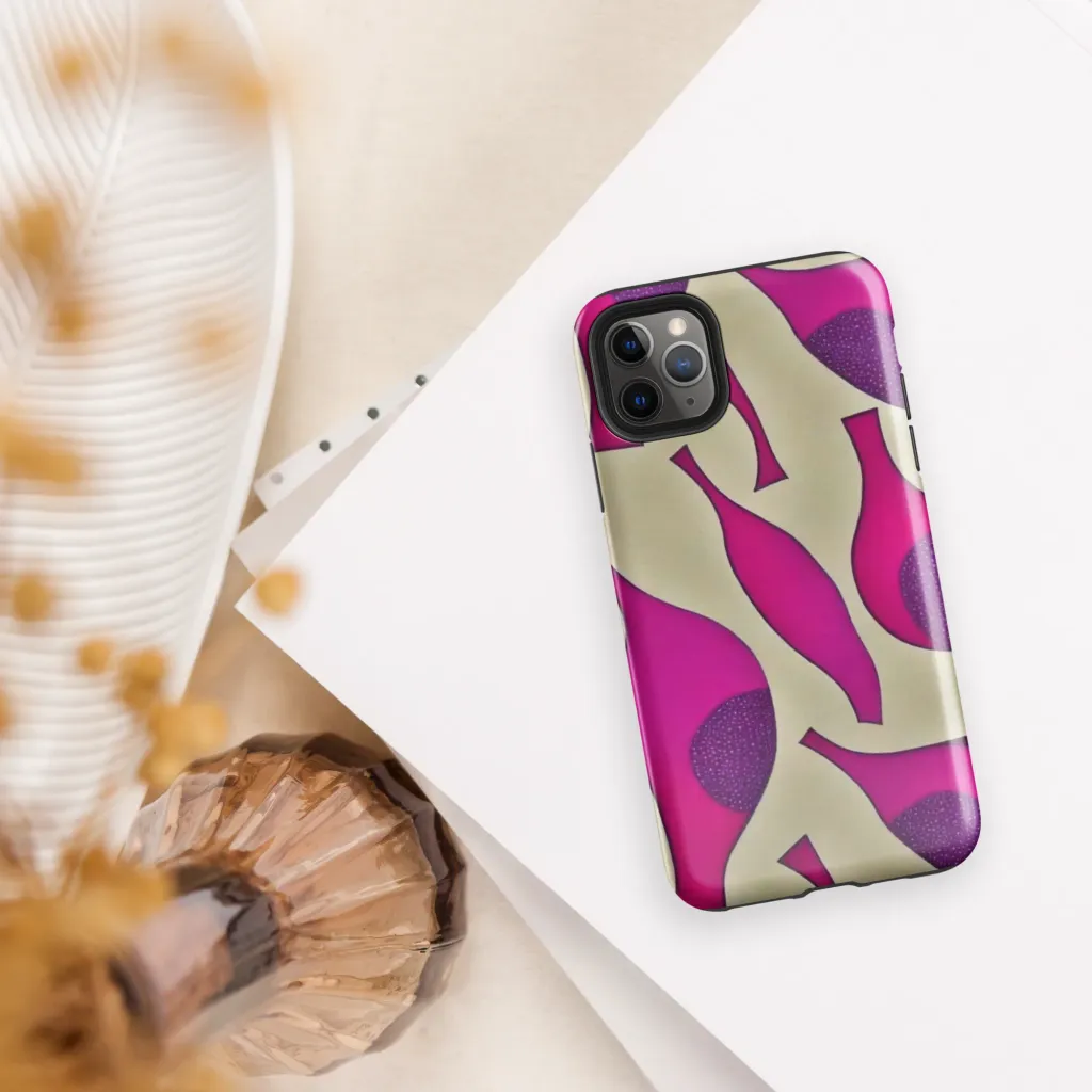 Magenta Relic on Tough Case for iPhone® — Front