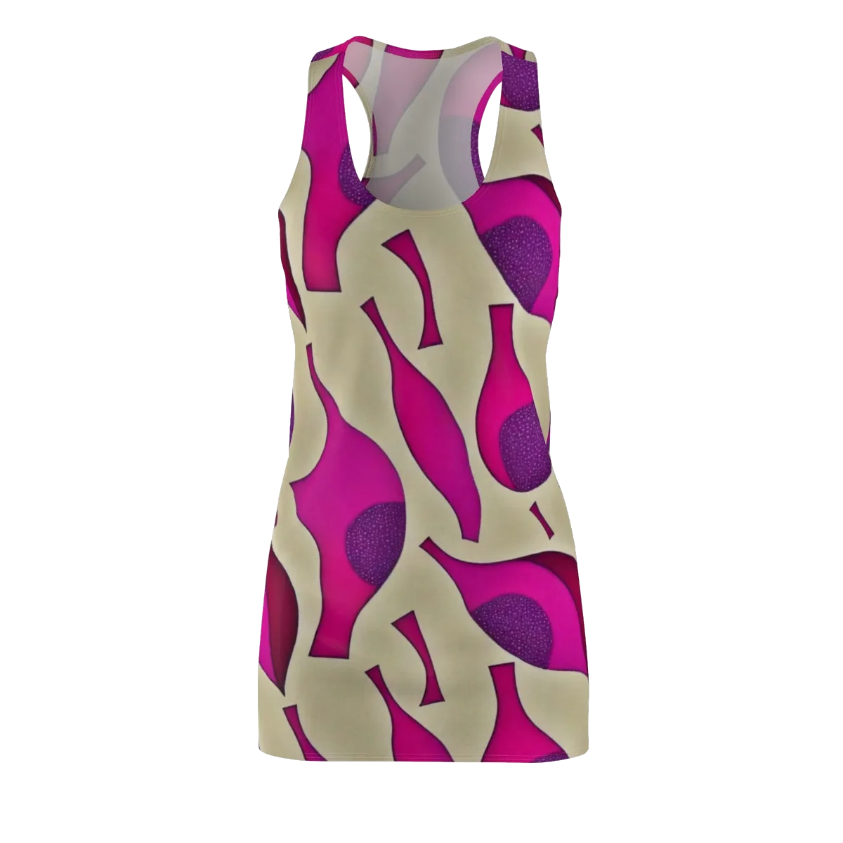 Magenta Relic on Racerback Dress — Front
