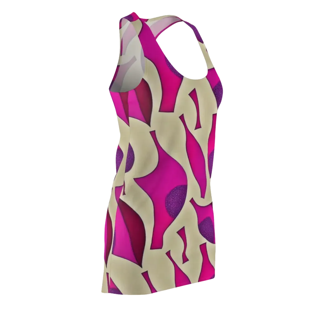 Magenta Relic on Racerback Dress — Front Side
