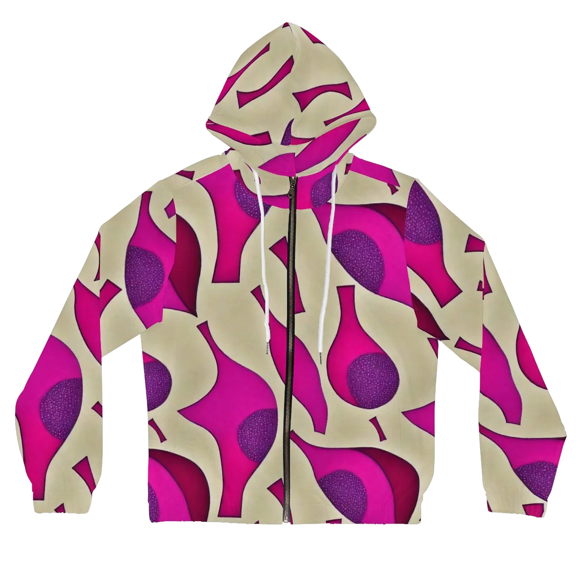 Magenta Relic on Women's Full-Zip Hoodie — Front