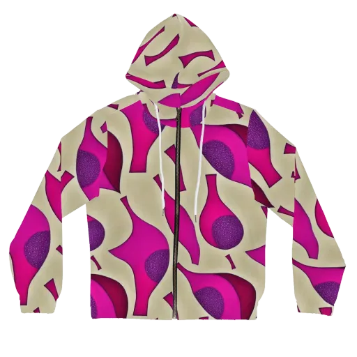 Magenta Relic on a Women's Full-Zip Hoodie
