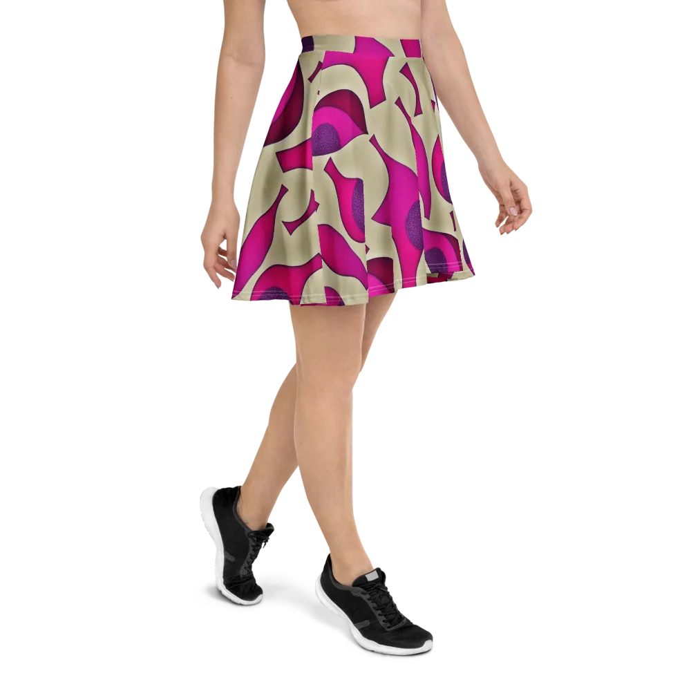 Magenta Relic on Skater Skirt — Right