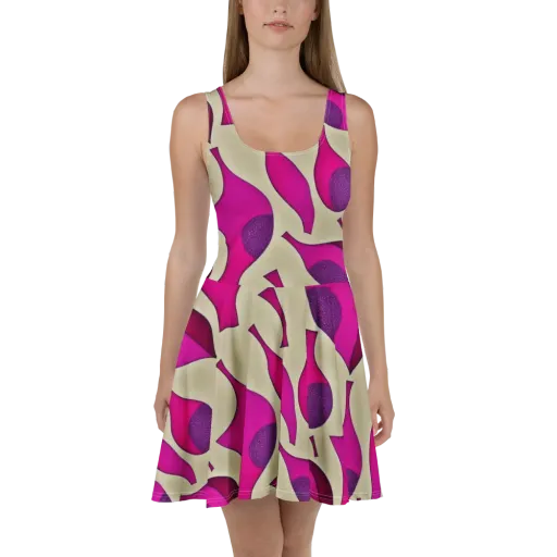 Magenta Relic on a Skater Dress