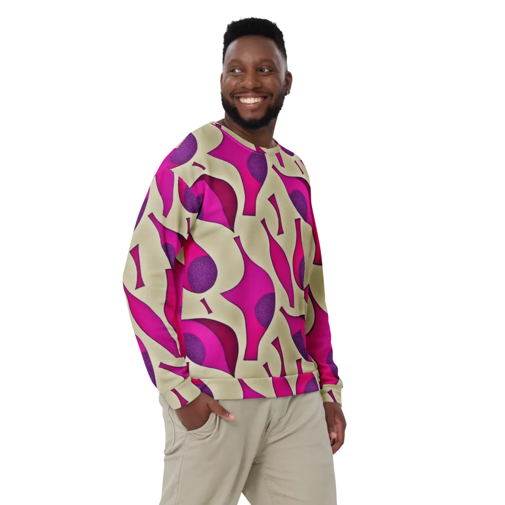Magenta Relic on Sweatshirt — Front