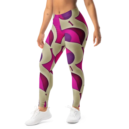 Magenta Relic on a Leggings