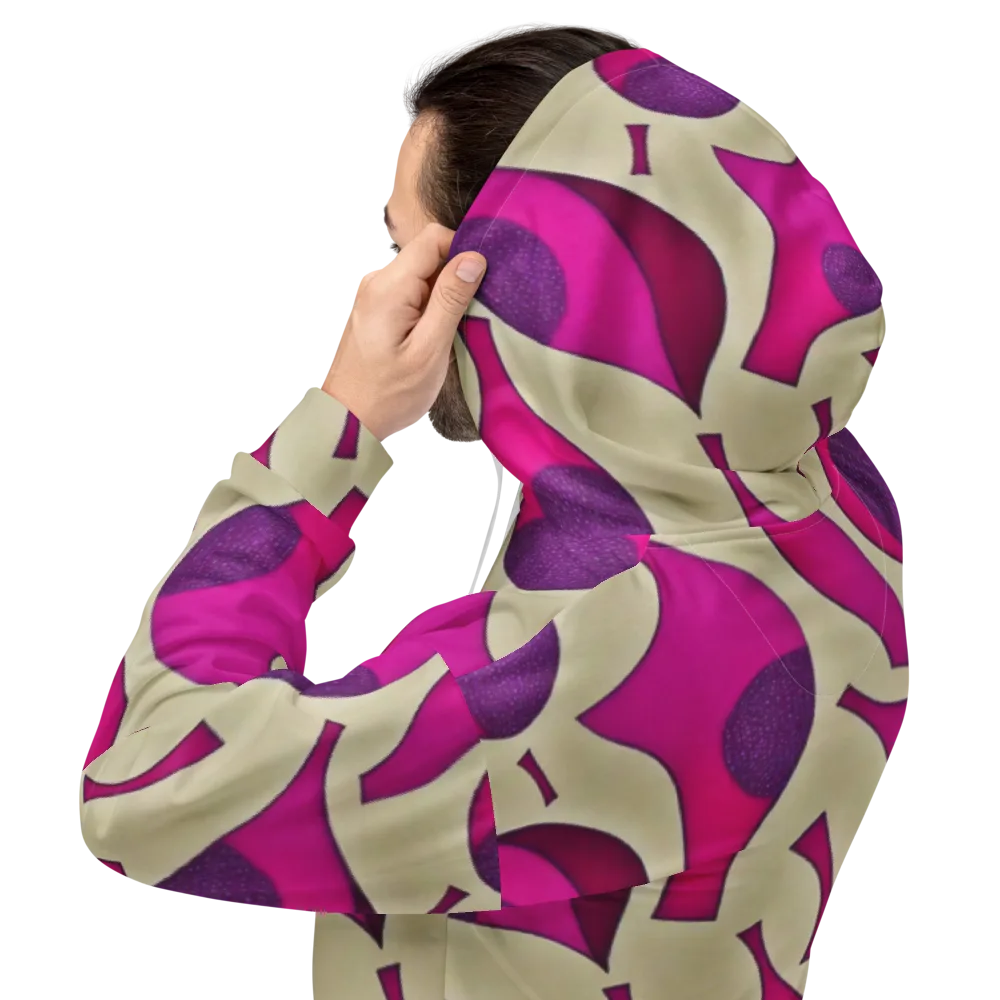 Magenta Relic on Hoodie — Back
