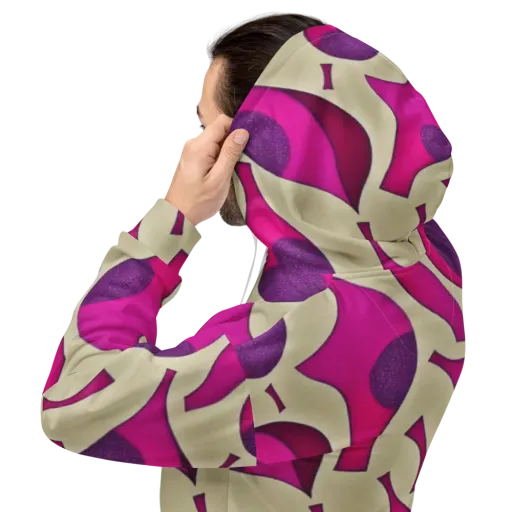 Magenta Relic on a Hoodie