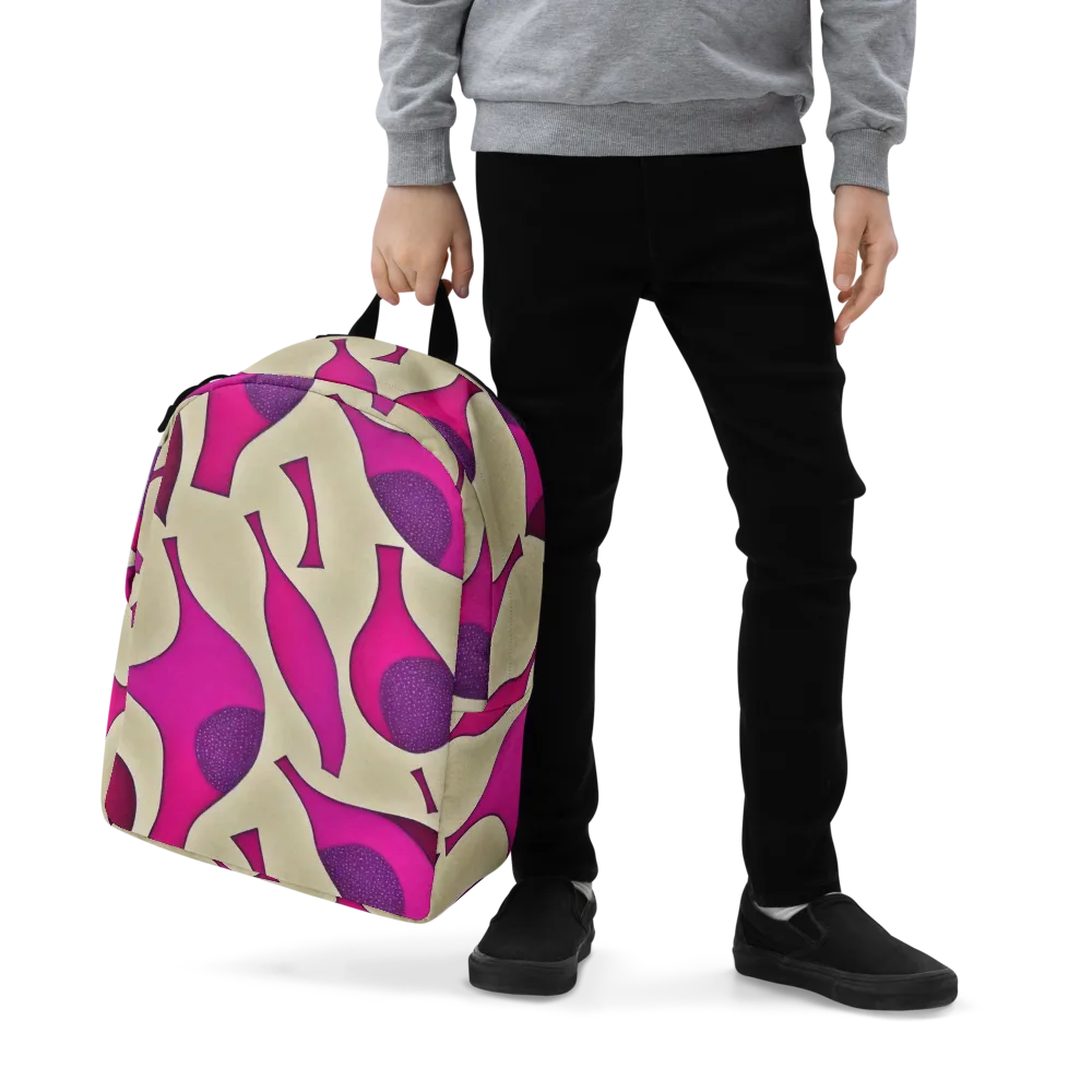 Magenta Relic on Minimalist Backpack — Zoomed-in