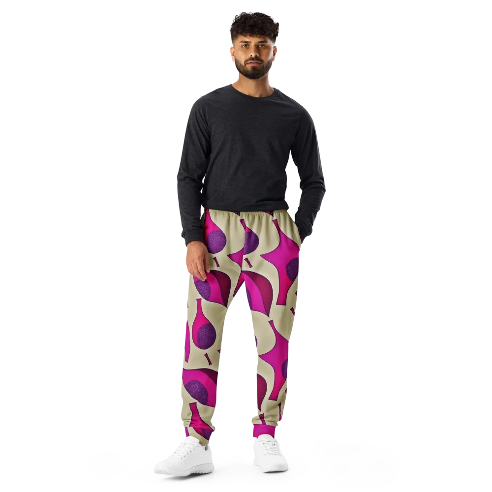 Magenta Relic on Men's Joggers — Front