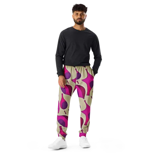 Magenta Relic on a Men's Joggers
