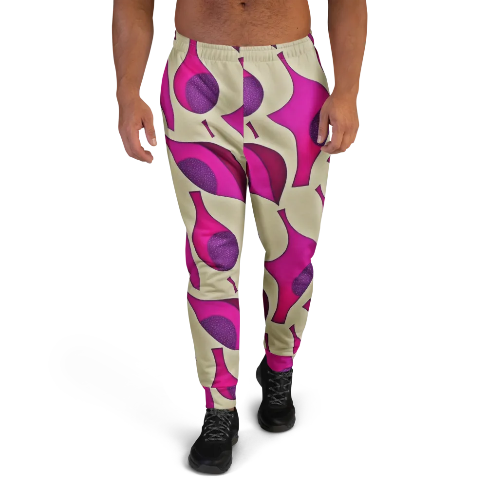 Magenta Relic on Men's Joggers — Front