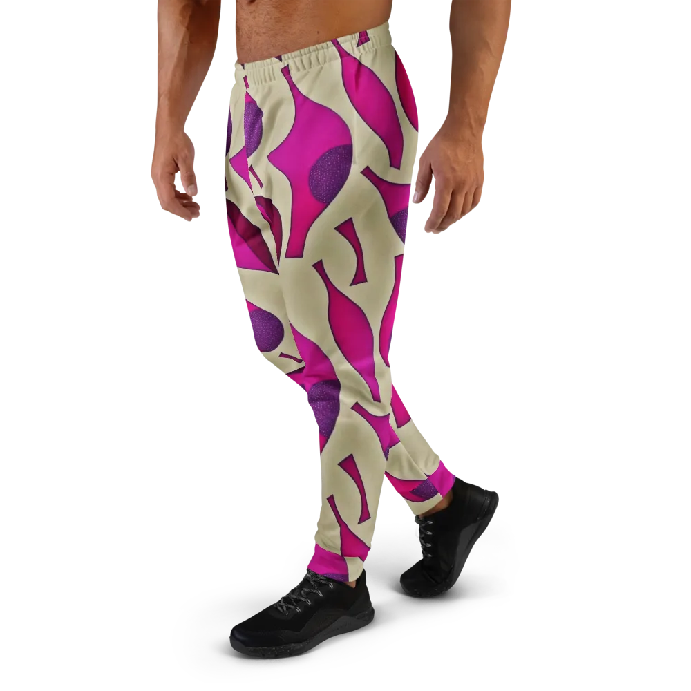 Magenta Relic on Men's Joggers — Left