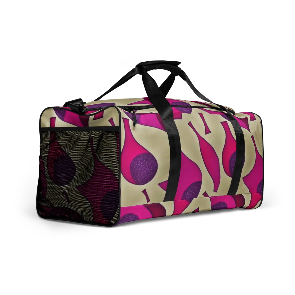 Magenta Relic on Duffle Bag — Right Front