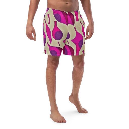 Magenta Relic on a Swim Trunks
