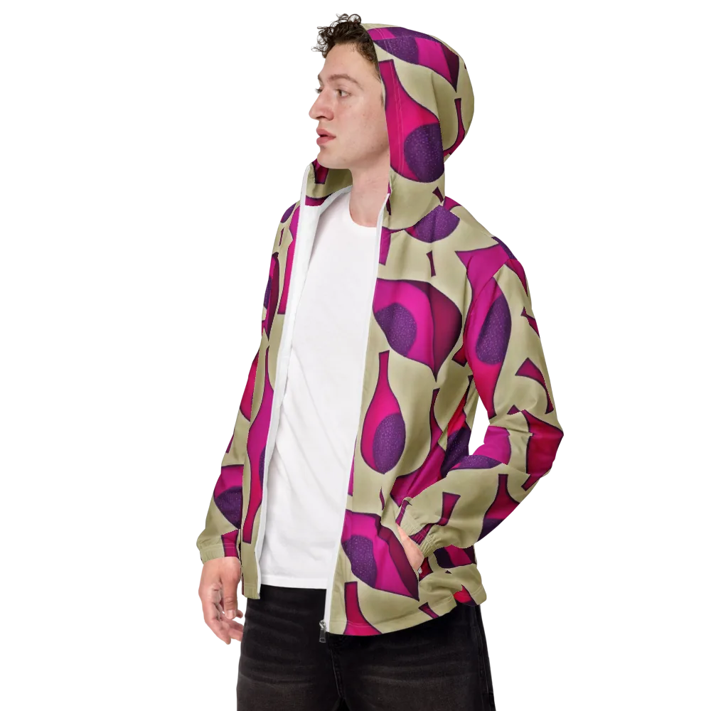 Magenta Relic on Men's Windbreaker — Left Front