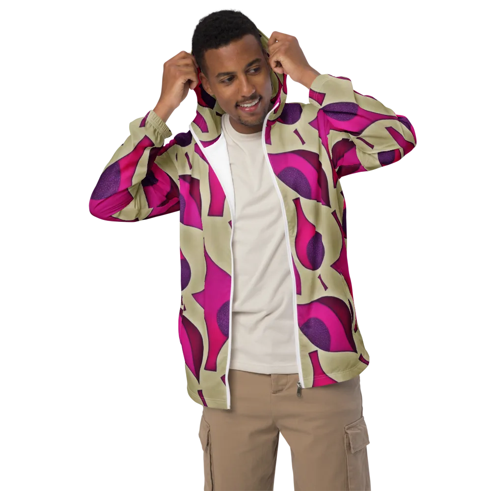 Magenta Relic on Men's Windbreaker — Front