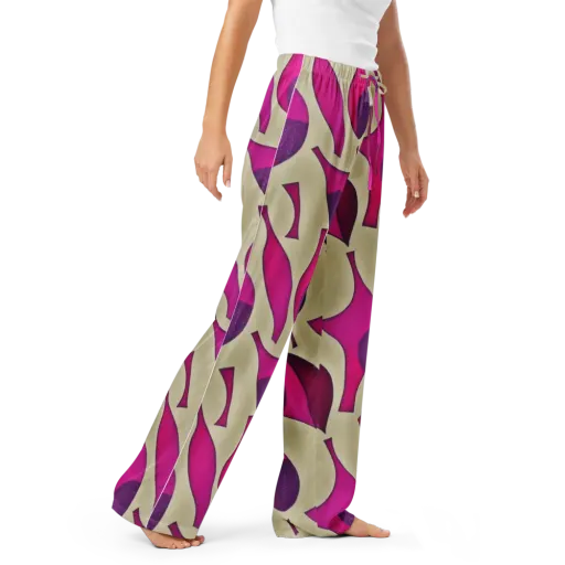 Magenta Relic on a Women's Pajama Pants