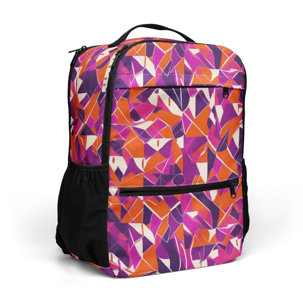 Citrus Fracture on Utility Backpack — Right Front