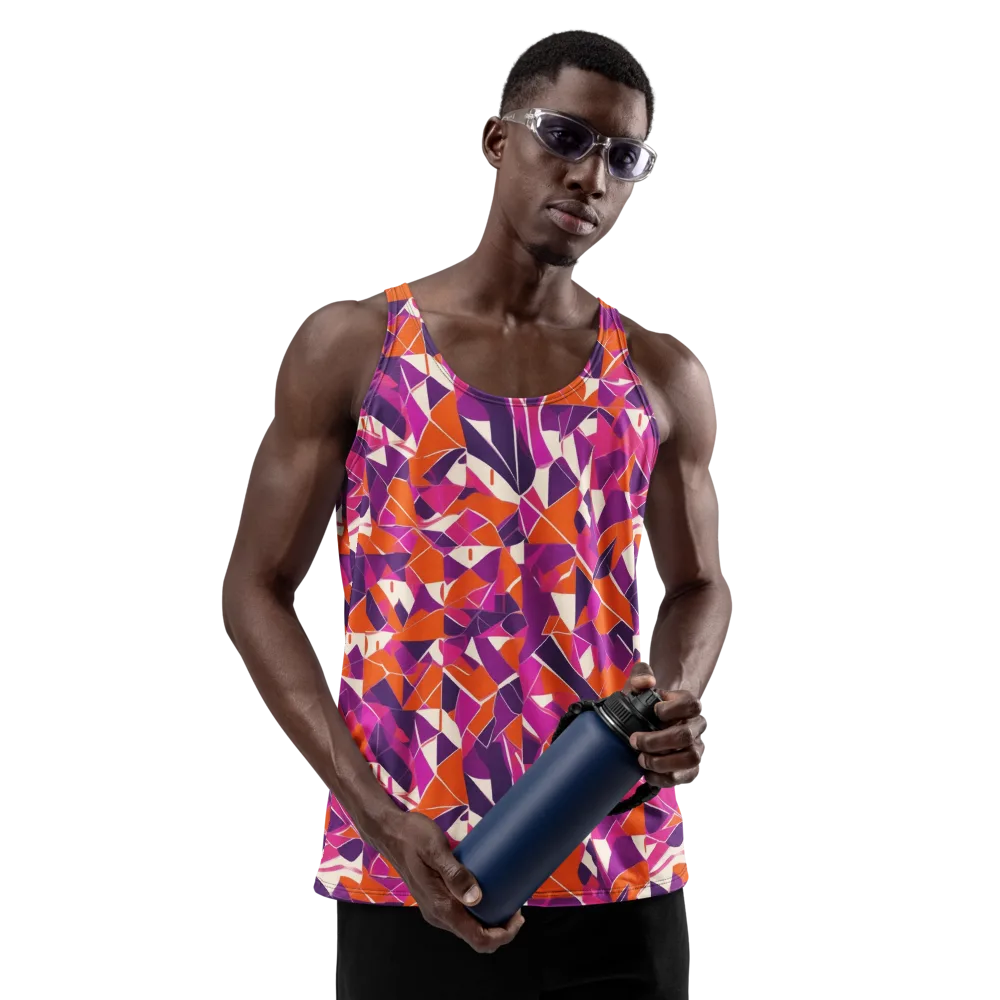 Citrus Fracture on Men's Tank Top — Front