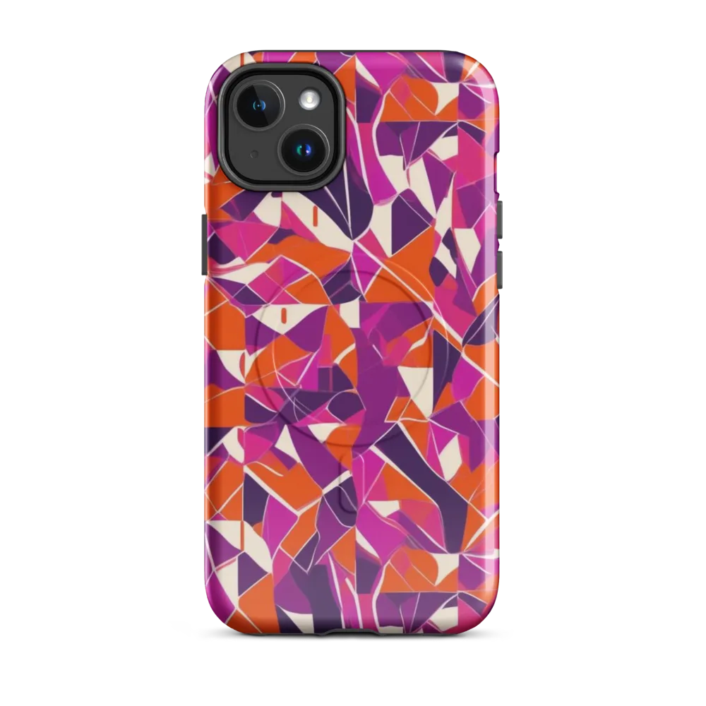 Citrus Fracture on MagSafe Tough Case for iPhone® — Front