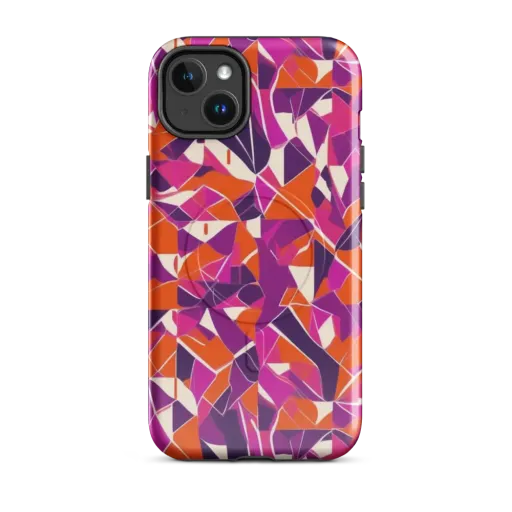 Citrus Fracture on a MagSafe Tough Case for iPhone®