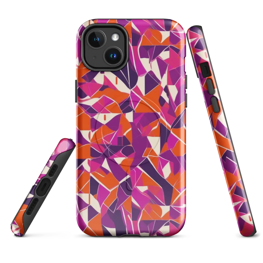 Citrus Fracture on MagSafe Tough Case for iPhone® — Front