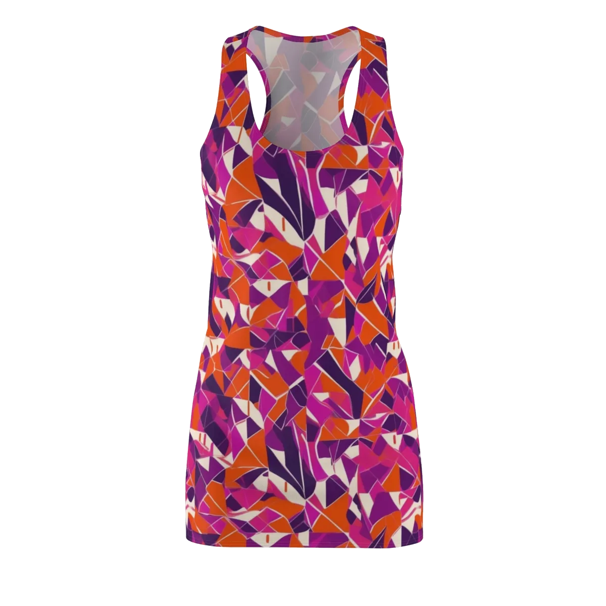 Citrus Fracture on Racerback Dress — Front