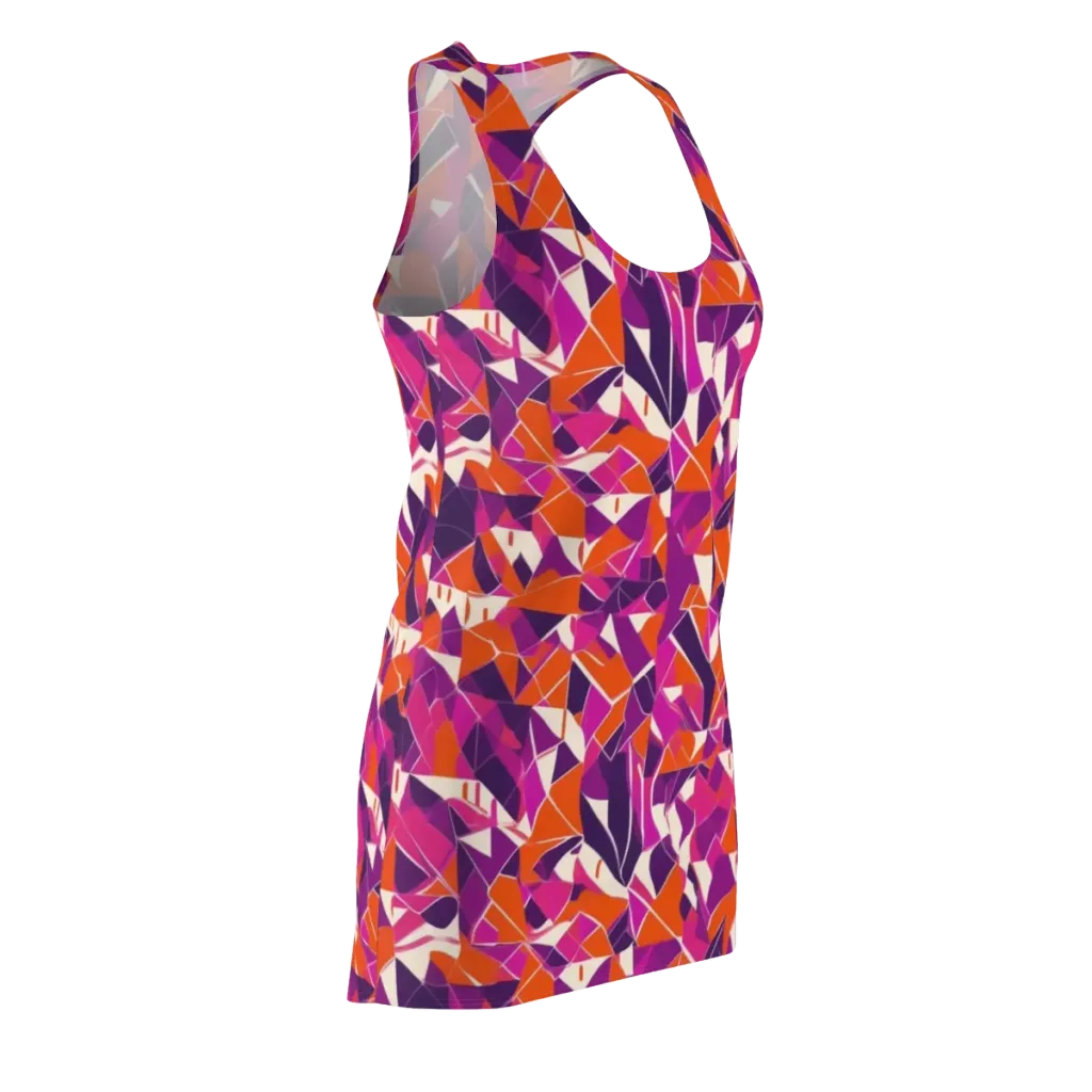 Citrus Fracture on Racerback Dress — Front Side