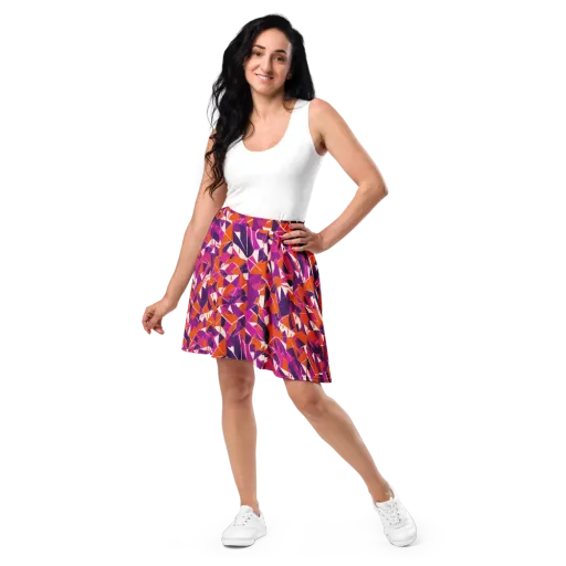 Citrus Fracture on a Skater Skirt