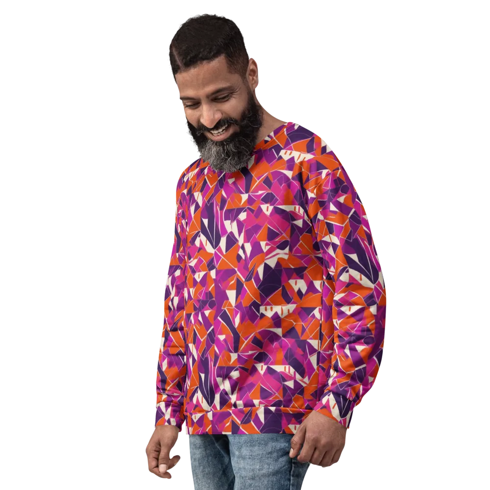 Citrus Fracture on Sweatshirt — Left Front