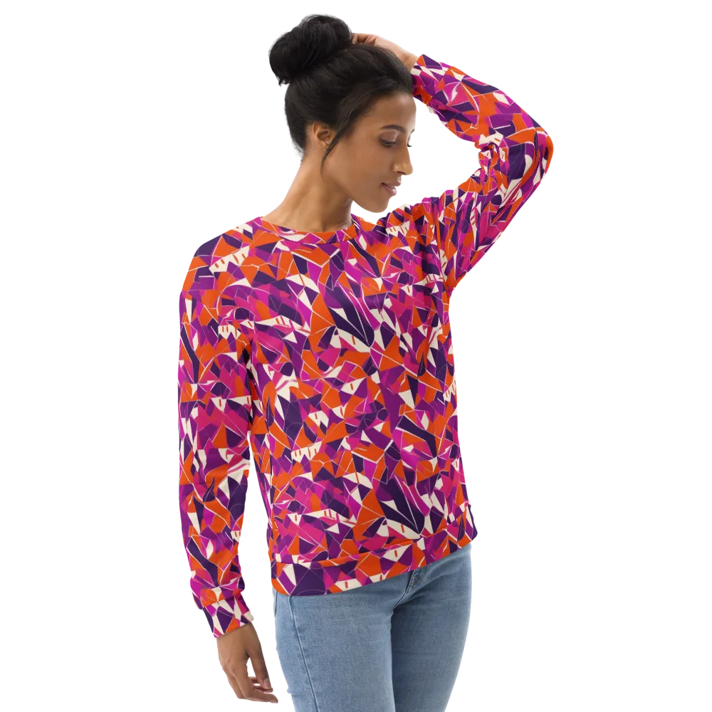 Citrus Fracture on Sweatshirt — Right Front