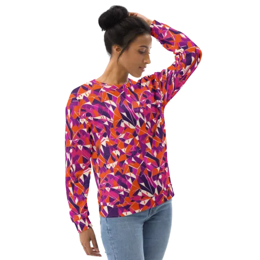 Citrus Fracture on a Sweatshirt