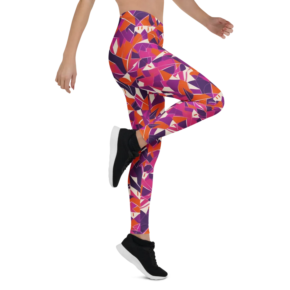 Citrus Fracture on Leggings — Right