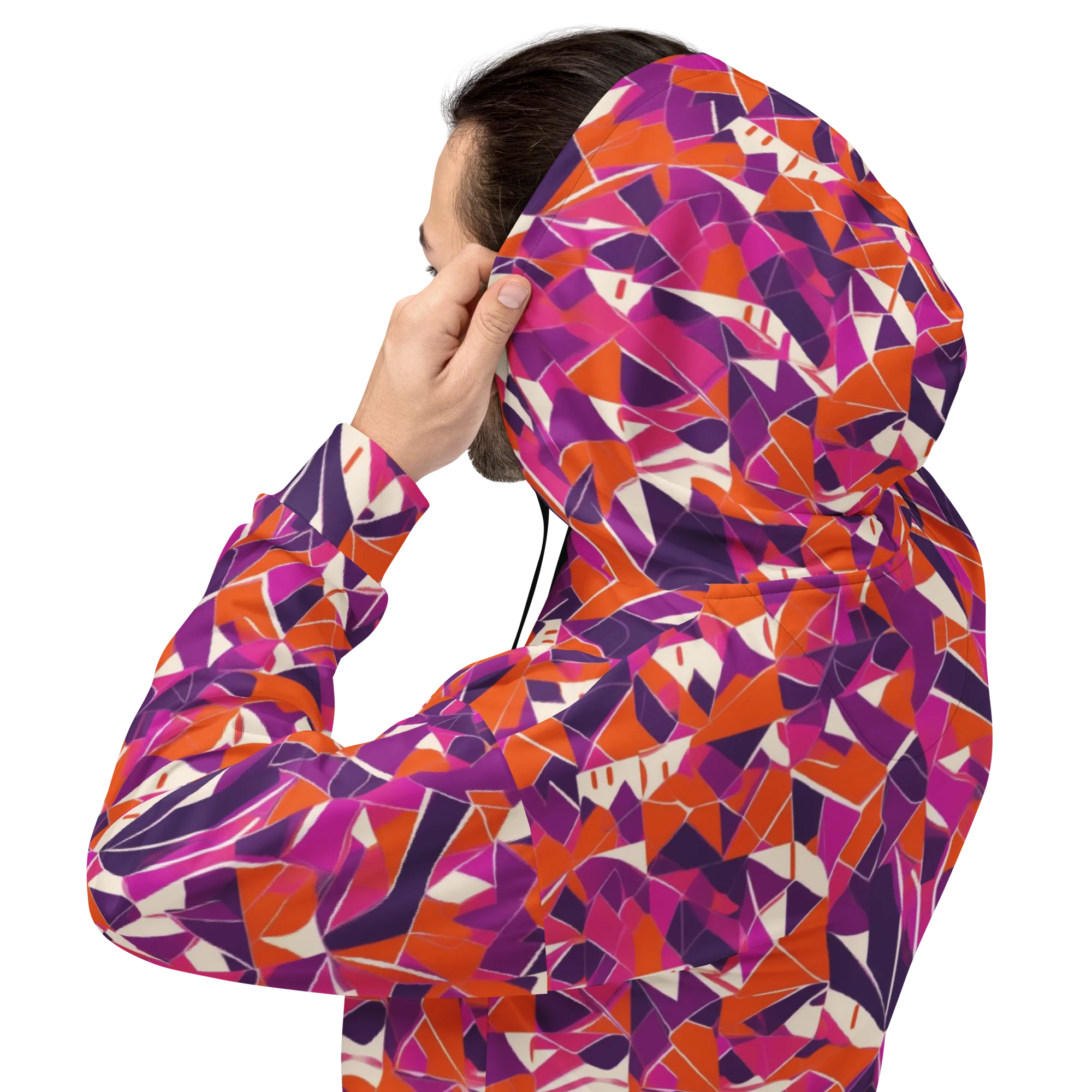 Citrus Fracture on Hoodie — Back