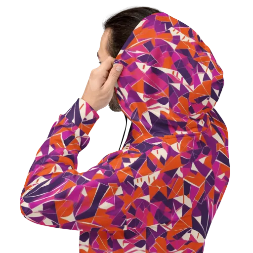 Citrus Fracture on a Hoodie