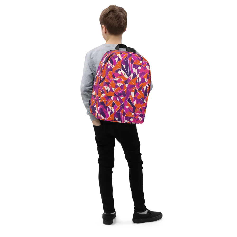 Citrus Fracture on Minimalist Backpack — Right Front