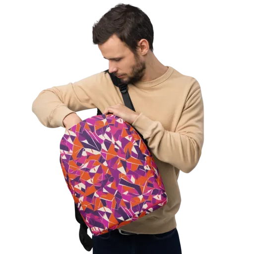 Citrus Fracture on a Minimalist Backpack
