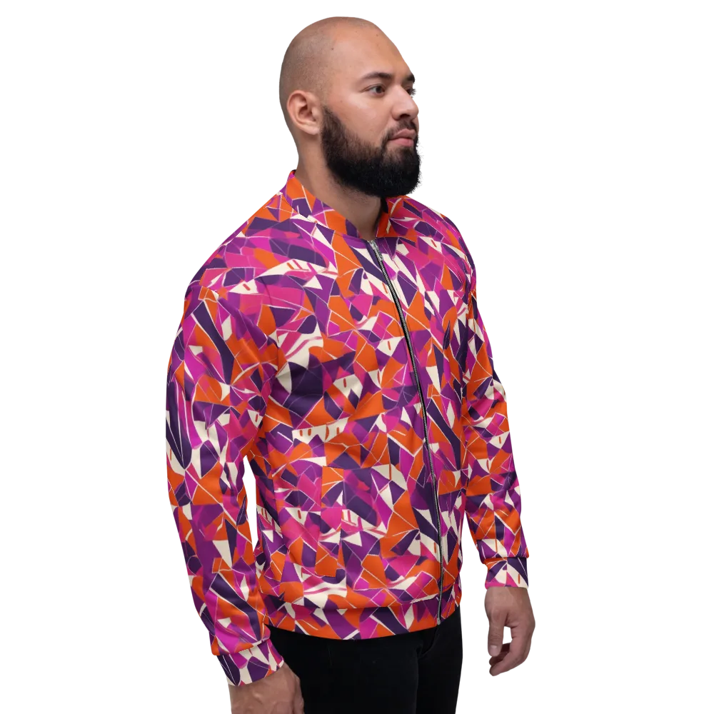 Citrus Fracture on Bomber Jacket — Right