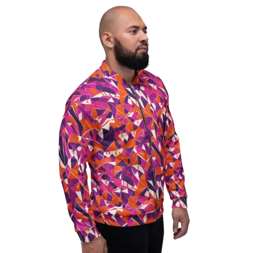 Citrus Fracture on a Bomber Jacket