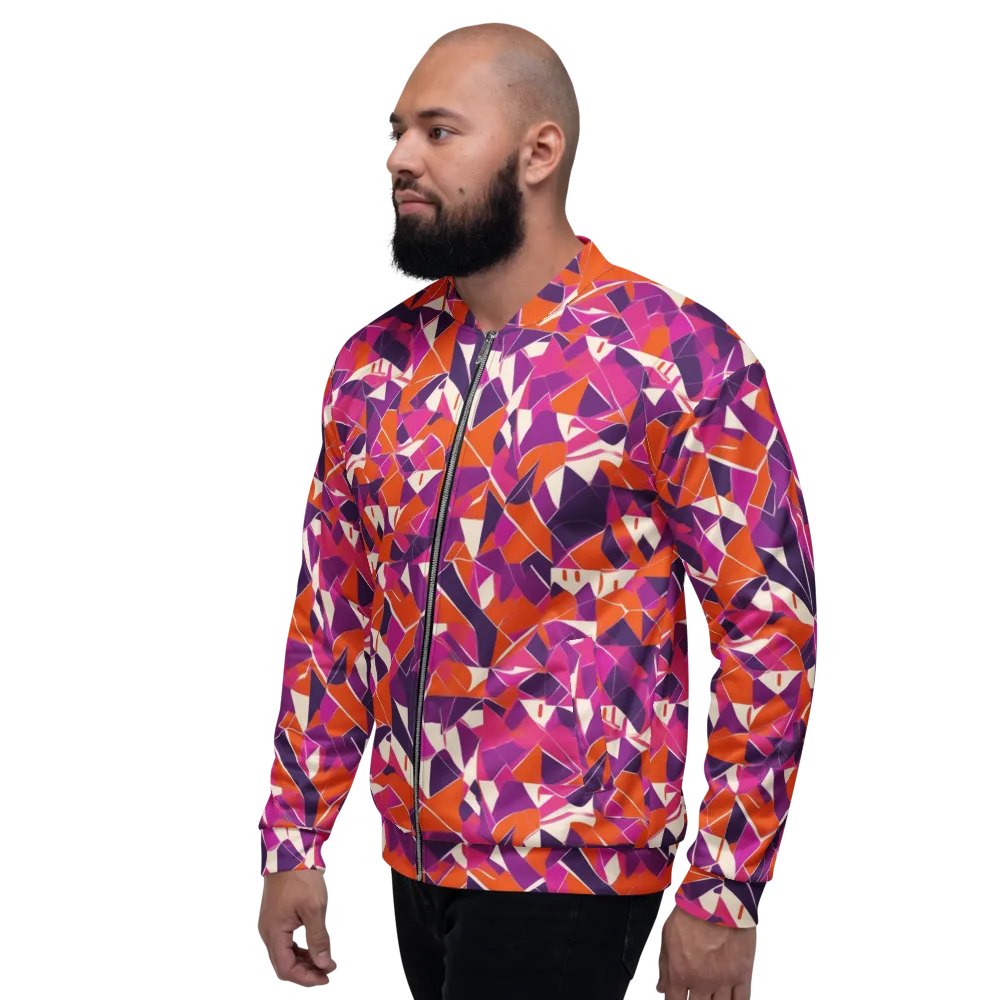 Citrus Fracture on Bomber Jacket — Left