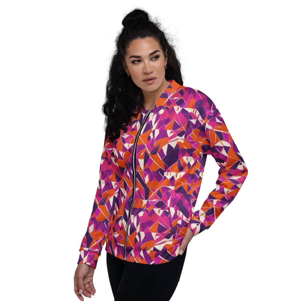 Citrus Fracture on Bomber Jacket — Left