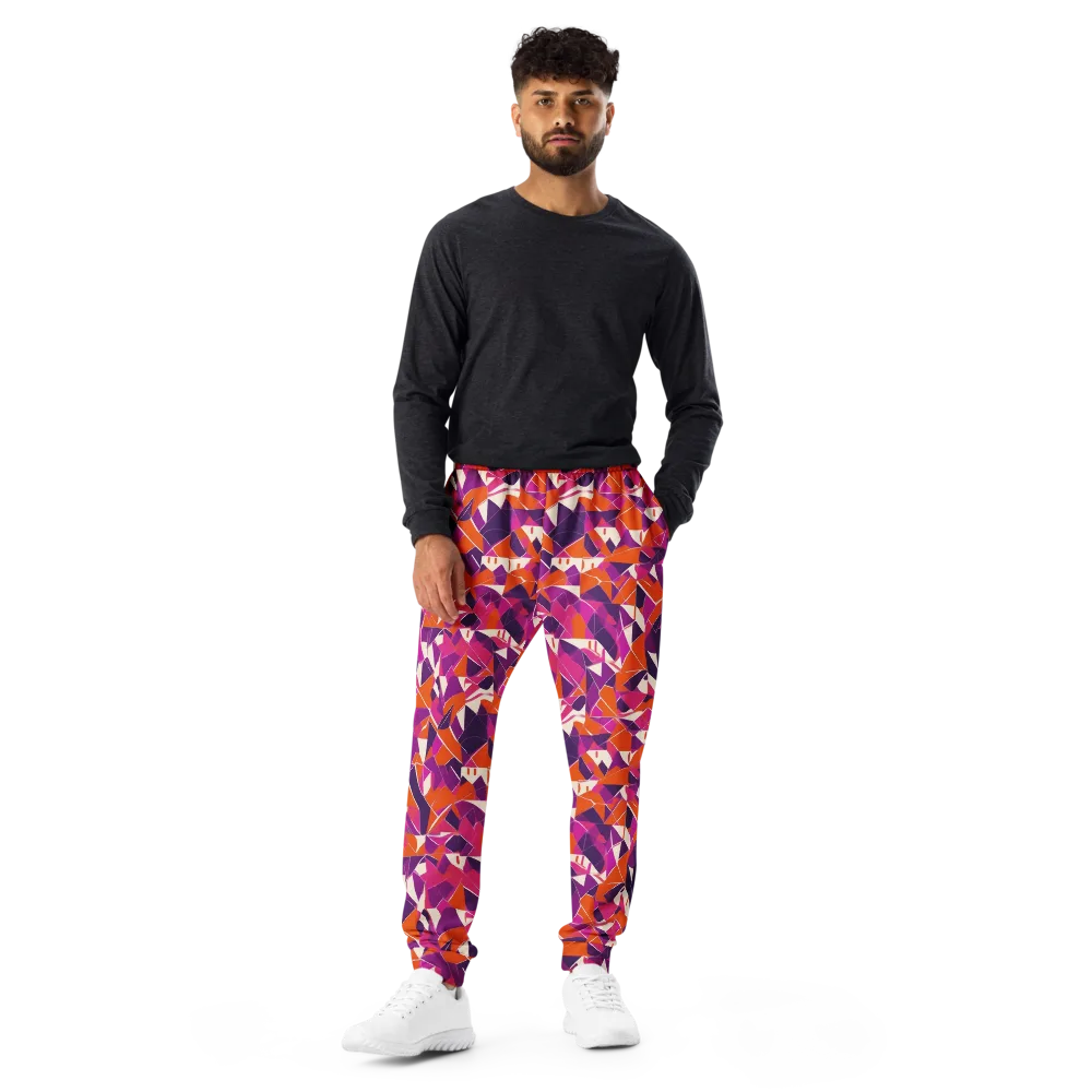 Citrus Fracture on Men's Joggers — Front