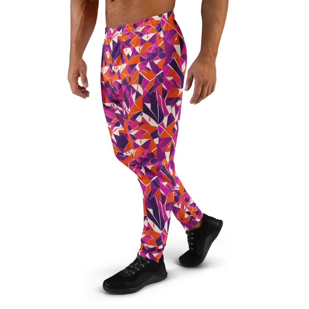 Citrus Fracture on Men's Joggers — Left