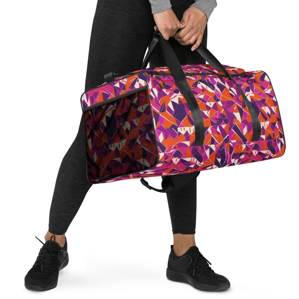 Citrus Fracture on Duffle Bag — Right Front