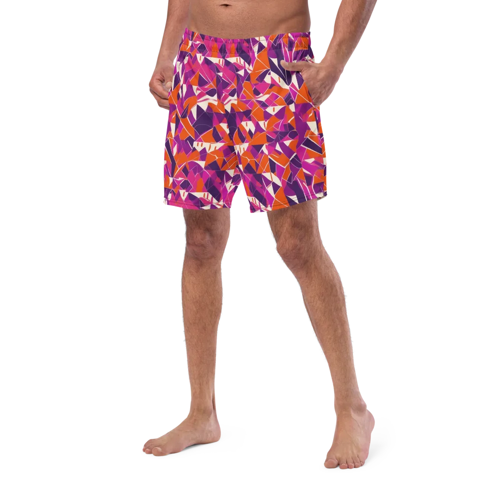 Citrus Fracture on Swim Trunks — Left Front