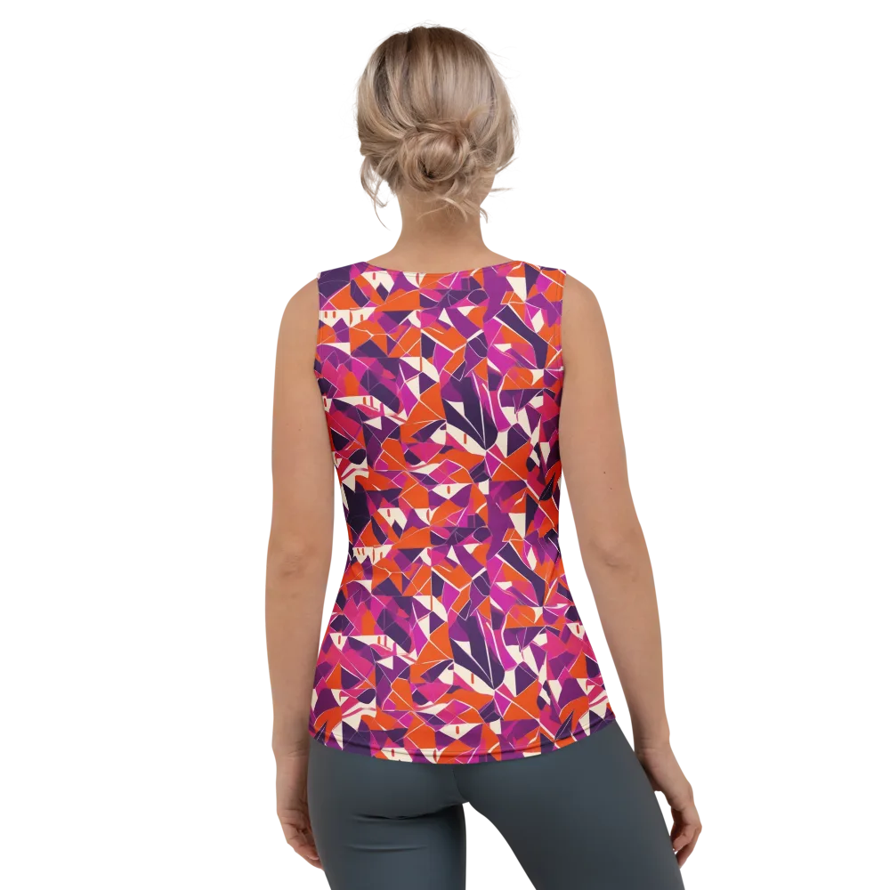 Citrus Fracture on Women's Tank Top — Back