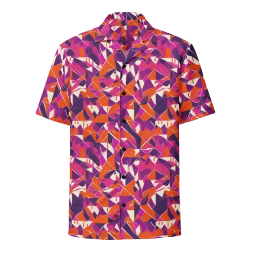 Citrus Fracture on a Button Shirt