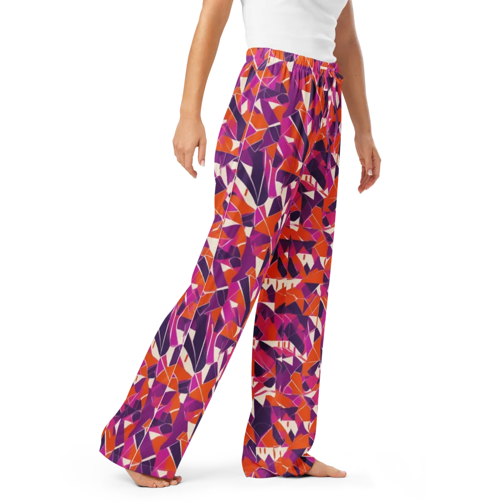 Citrus Fracture on Women's Pajama Pants — Right Front