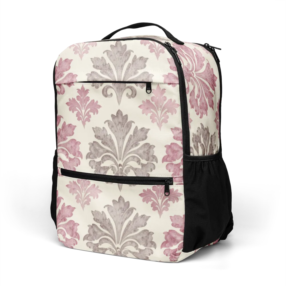 Rosewater Acanthus on Utility Backpack — Left Front